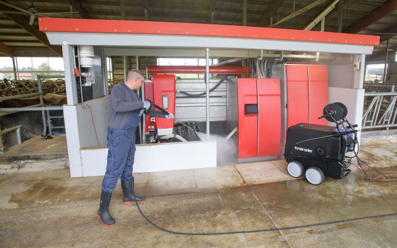 Kranzle therm black hot water pressure washer