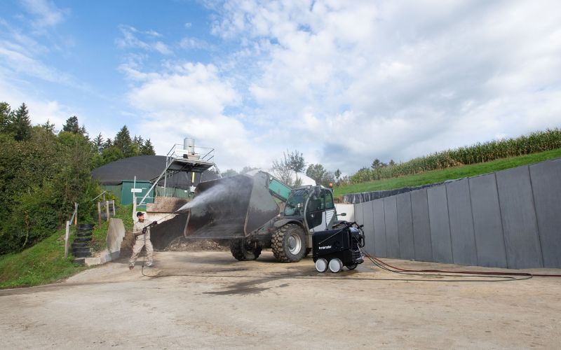 Kranzle therm black hot water pressure washer agriculture cleaning