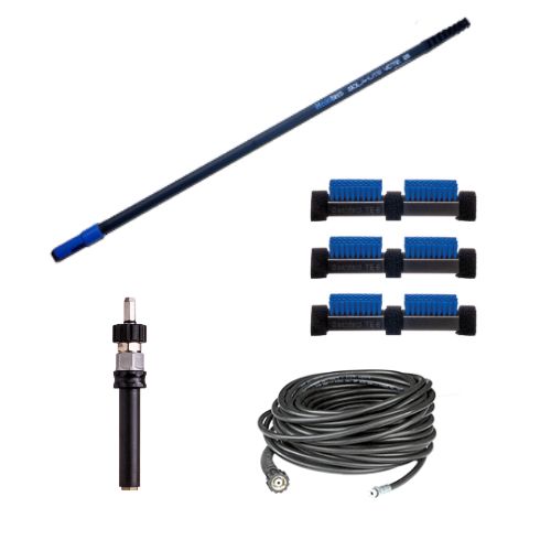 Solar telescopic pole