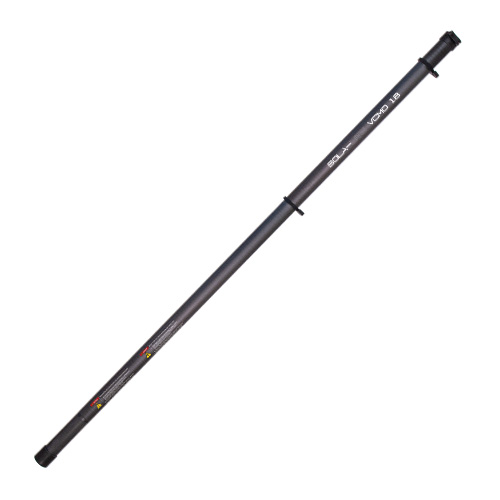 Solar cleaning modular pole